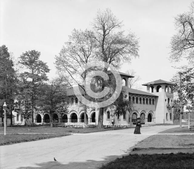 Shelter house, Riverside Park, Indianapolis, Ind., c1907. Creator: Unknown.