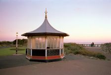 Shelter on the promenade at Lytham St Anne's, Lancashire, 1999. Artist: P Williams