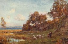 Sheltered Pastures c1900. Artist: Sir Ernest Albert Waterlow