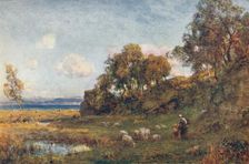Sheltered Pastures c1900. Creator: Sir Ernest Albert Waterlow