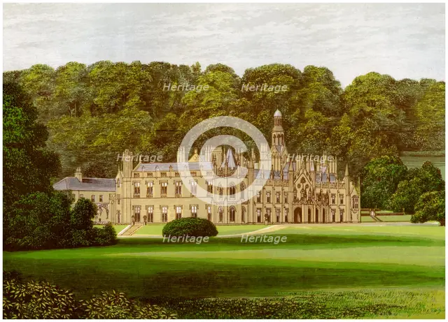 Shelton Abbey, County Wicklow, Ireland, home of the Earl of Wicklow, c1880. Artist: Unknown