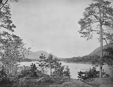 Shelving Rock Mountain, Lake George, New York c1897. Creator: Unknown