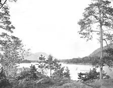 Shelving Rock Mountain, Lake George, New York State, USA, c1900. Creator: Unknown