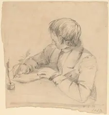 Shepard Alonzo Mount, Age Twenty-Three [recto], 1827. Creator: William Sidney Mount