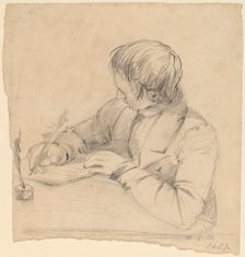 Shepard Alonzo Mount, Age Twenty-Three [recto], 1827. Creator: William Sidney Mount