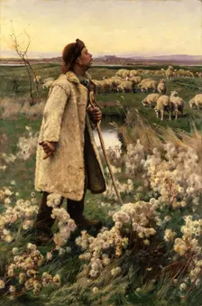 Shepherd, 1884. Creator: Gaines Ruger Donoho