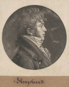Shepherd, 1803. Creator: Charles Balthazar Julien Févret de Saint-Mémin