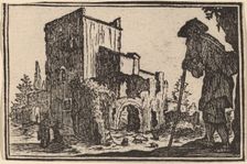Shepherd and Ruins, 1621. Creator: Edouard Eckman