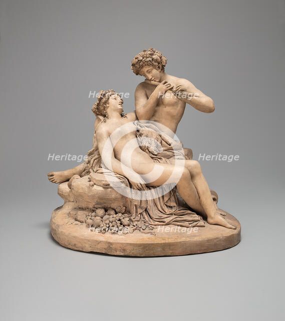 Shepherd and Shepherdess, 1790/1800. Creator: Joseph Charles Marin.