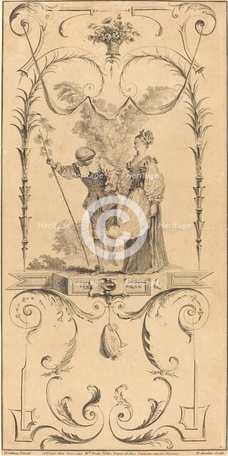 Shepherd and Shepherdess (?). Creator: Pierre Alexandre Aveline.