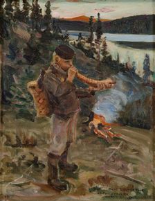 Shepherd Boy from Paanajärvi, 1917