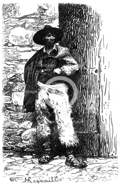 Shepherd of the Italian countryside, 19th century. Artist: Henri Alexandre Georges Regnault