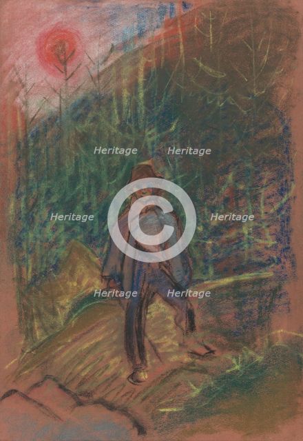 Shepherd's boy, 1930-1944. Creator: Arnold Peter Weisz-Kubincan.