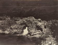 Shepherd's Bridge near Forest Lodge, 1871. Creator: James Valentine (British, 1815-1880)