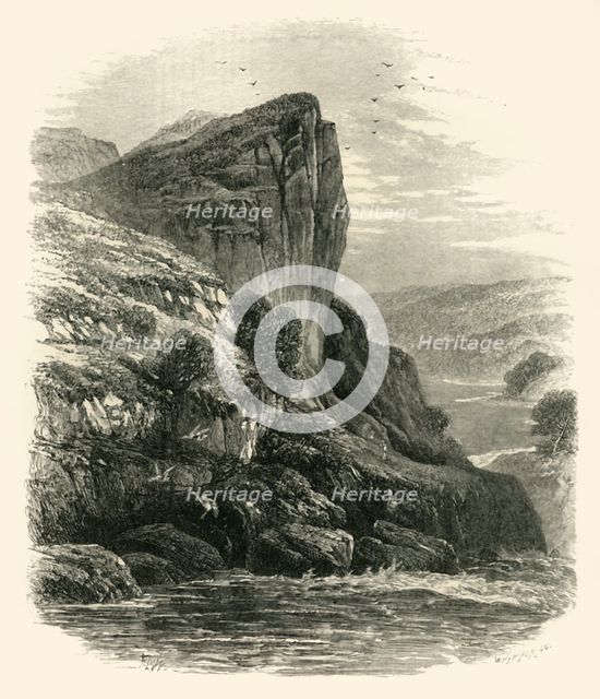 'Shepherd's Crag, on the Llugwy', c1870.