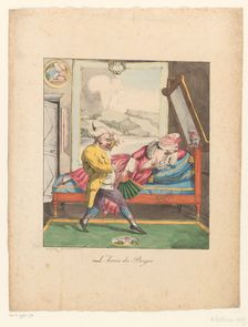 Shepherd's hour, 1818. Creators: Anon, Aaron Martinet