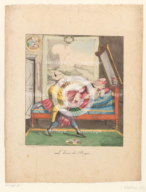 Shepherd's hour, 1818. Creators: Anon, Aaron Martinet.