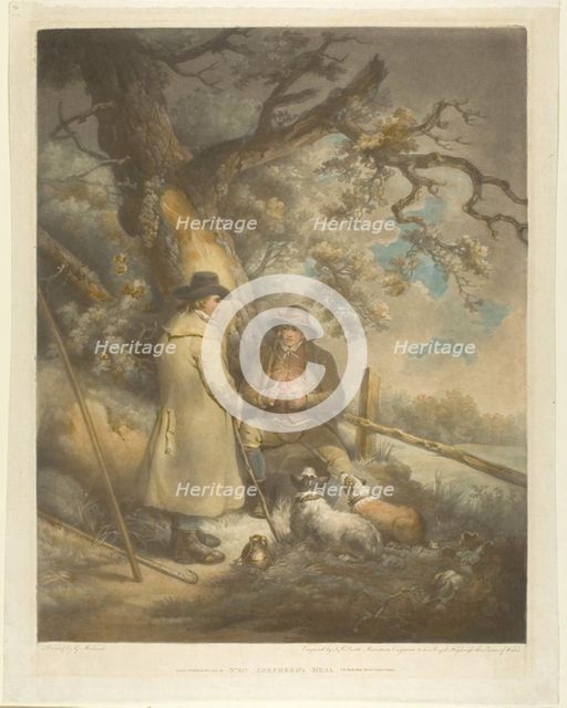 Shepherd's Meal, published February 1, 1803. Creator: John Raphael Smith.