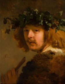 Shepherd with a flute (Self-Portrait), ca 1637. Creator: Backer, Jacob Adriaensz. (1609-1651)