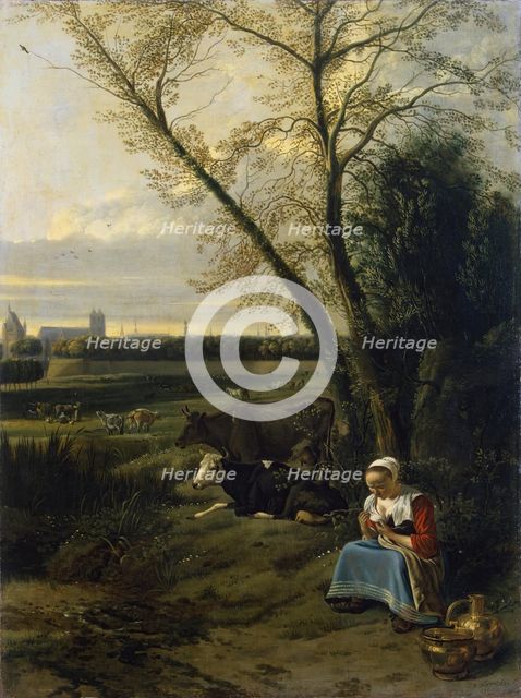 Shepherdess, 1666. Creator: Jan Siberechts.