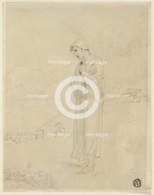 Shepherdess, 1810/20. Creator: Richard Westall.