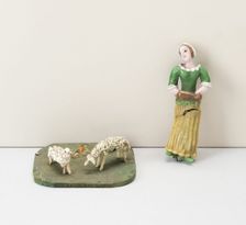 Shepherdess, France, 19th century. Creator: Verres de Nevers