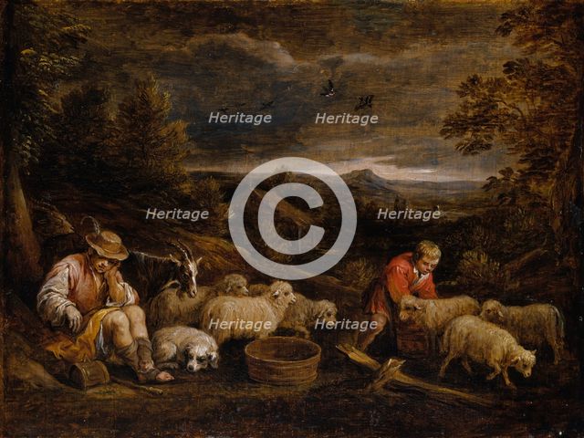 Shepherds and Sheep. Creator: David Teniers II.