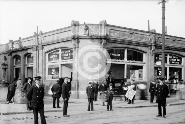 Shepherd's Bush Station, Shepherd's Bush, Hammersmith, London, 1900. Artist: York & Son