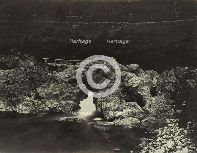 Shepherd's Bridge near Forest Lodge, 1871. Creator: James Valentine (British, 1815-1880).