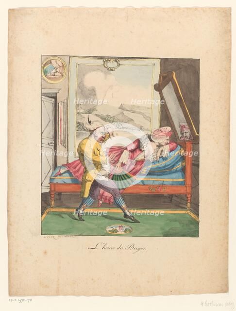 Shepherd's hour, 1818. Creators: Anon, Aaron Martinet.