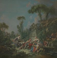 Shepherd's Idyll, 1768. Creator: Francois Boucher