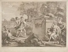 Shepherds in Arcadia, 1789. Creators: Thomas Kirk, John Boydell, Josiah Boydell