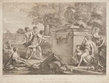 Shepherds in Arcadia, 1789. Creators: Thomas Kirk, John Boydell, Josiah Boydell