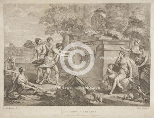 Shepherds in Arcadia, 1789. Creators: Thomas Kirk, John Boydell, Josiah Boydell.