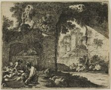 Shepherds in Ruins, n.d. Creator: Jean Lepautre