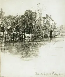 Shepperton, 1864. Creator: Francis Seymour Haden
