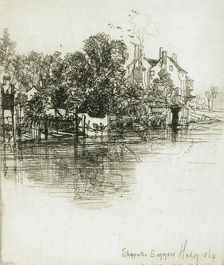 Shepperton, 1864. Creator: Francis Seymour Haden