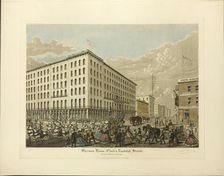 Sherman House, Clark and Randolph Streets, Erected in 1860-61, Chicago, published October 1926. Creator: Raoul Varin