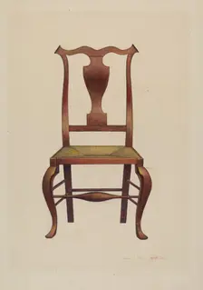 Sheraton Chair, c. 1939. Creator: John Price