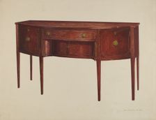 Sheraton Sideboard, c. 1942. Creator: Amos C. Brinton