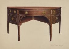 Sheraton Sideboard, c. 1939. Creator: Amos C. Brinton