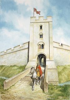 Sherborne Old Castle, c13th century, (1990-2010). Artist: Philip Corke