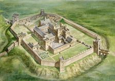 Sherborne Old Castle, Dorset. Artist: Philip Corke