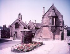 Sherborne almshouses and old water conduit, Dorset, c1955. Creator: Arthur Charles Kirby Ware