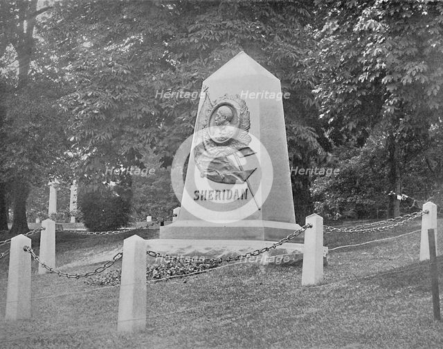 'Sheridan's Tomb, National Cemetery, Washington, D.C.', c1897. Creator: Unknown.