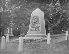 Sheridan's Tomb, National Cemetery, Washington, D.C. c1897. Creator: Unknown