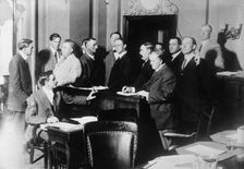 Sheriff & deputies in Ct., L.A. Calif, between c1910 and c1915. Creator: Bain News Service