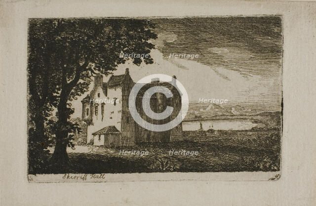 Sheriff Hall, n.d. Creator: John Clerk.