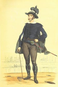 Sheriff of the bullring [?], 1848. Creators: Adolphe François Pannemaker, Estaquier