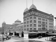 Sheriff Street Market, Cleveland, O[hio], c1905. Creator: Unknown